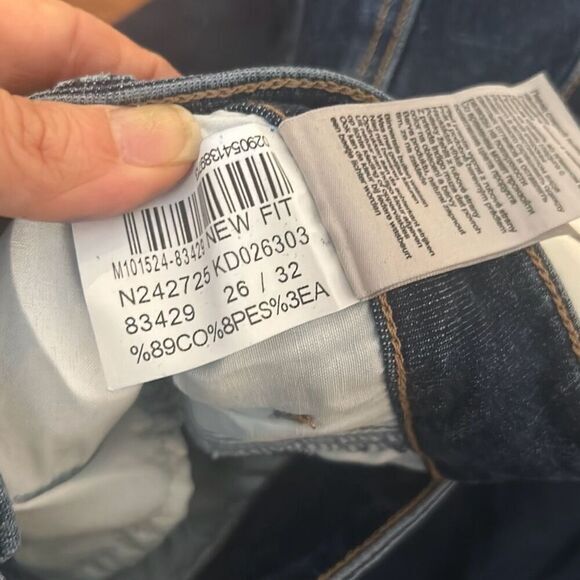 Mavi jeans power stretch slit flare high rise jeans woman's size 26 - Picture 7 of 10